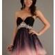 Strapless Ombre Party Dress by Dave and Johnny 9258 - Brand Prom Dresses