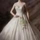 Marys F14-C7998 A-Line Tulle Ballgown Illusion Jewel Neckline - Long Round A Line Marys Bridal Wedding Dress - 2017 New Wedding Dresses