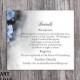 DIY Wedding Details Card Template Download Printable Wedding Editable Blue Details Card Floral Boho Information Cards Elegant Party Cards - $7.90 USD