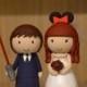 Disney Star Wars & Minnie Mouse inspired Wedding Cake Topper Custom Made