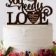 All You Need is Love Wedding Cake Topper Rustic Cake Topper Custom Wedding Cake Topper Love Cake Topper Gold or SIlver Metallic