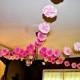 Party pom garland, Wedding garland decoration, baby shower garland decoration, birthday party garland decoration - you pick your colors