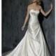 Empire Sweetheart Beading Satin Chapel Train Wedding Dress In Canada Wedding Dress Prices - dressosity.com