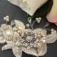 Vintage inspired swarovski crystal art deco crystal rhinestone bridal hair comb wedding hair accessories bridal headpiece