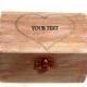 Rustic Wooden Box, Wedding Box Parties Sign, Wedding Signs, Wood Wedding Favors, Housewarming, Custom Box, Bridesmaids Gift, Groomsmen Gift - $19.00 EUR
