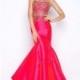Hot Pink Cassandra Stone 66054A - Mermaid Long Dress - Customize Your Prom Dress