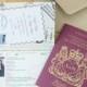 Personalised Passport Wedding Invitations UK 