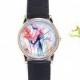 Rain flowers,Floral wrist watch,Watercolor flower jewelry, Quartz wrist watch,Free shipping
