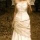 Bespoke Ivory or Black Bohemian Vintage Victorian Edwardian Bridal Corset and Fishtail Skirt Antique Wedding