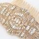Gold Hair Comb Crystal Gold Bridal Hair Piece Art Deco Old Hollywood Gatsby Wedding Hair Accessory Gold Rhinestone Comb Headpiece Jewelry