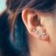 Big Dipper Constellation Sterling Silver Ear Climbers