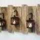 Farmhouse Style Pallet Wall Decor with Lanterns- French country,Rustic decor,shabby chic decor,home decor,fixer upper style,large wall decor