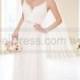 Stella York Capri Chiffon Sheath Wedding Dress Style 6255