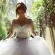 Crystal Bridal Dress Muslim Arabic Princess Wedding Dresses Long Sleeve