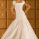 Elegant A-Line/Princess Square Court Taffeta Modest Wedding Dresses In Canada Wedding Dress Prices - dressosity.com