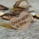 Once upon a time... Wood Hearts- Wood Burned 100 count