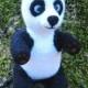 Kids soft toy. Panda bear. Needle felting, wool felt, wool toys, gift for friend, art doll, animal felted