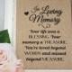 In Loving Memory Wedding Sign - Wedding Remembrance - Memory Table Sign - In Memory Of Wedding Sign - Memorial Table Wedding - Burlap Print