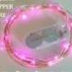 Pink Battery Fairy Lights - LED Battery Operated Rustic Wedding Lights