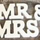 MR. & MRS Wood Signs