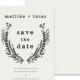 Simple Save the Date Invitation 