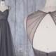 2017 Charcoal Gray Bridesmaid Dress, Ruched Sweetheart Wedding Dress, Bead Back Prom Dress, A Line Evening Gown Floor Length (JS205)