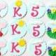 peppa pig cupcake toppers 12pcs edible fondant birthday party favors monogram