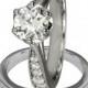 Bridal Sets Diamonds In Engagement Rings With Matching Wedding Band 14K Gold