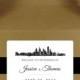 Skyline stickers for wedding welcome bags or gable boxes; available in any skyline; COMPLETELY CUSTOMIZABLE