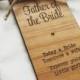 Father Of The Bride Wooden Place Setting