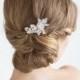 Wedding Hair Pin, Bridal Hair Pin, Swarovski Pearl Wedding Hair Pin