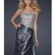 Cheap 2014 New Style Taffeta Scallop gown by La Femme Dresses - Cheap Discount Evening Gowns
