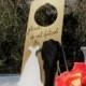 Please, Do not disturb the Bride & Groom Gold Painted Wood Wedding Night Door Hanger Fun Sign Honeymoon Newlyweds - $14.99 USD