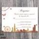 DIY Wedding RSVP Template Editable Word File Download Rsvp Template Printable RSVP Card Chicago Skyline Rsvp Card Template Elegant Rsvp Card - $6.90 USD