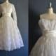 Glenna / 50s wedding dress / vintage 1950s wedding dress