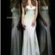 Ivory/Green/Aqua Sherri Hill 8536 - High Slit Sequin Dress - Customize Your Prom Dress
