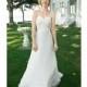 Classic A line Sweetheart Organza Natural Waist Floor Length Wedding Dresses - Compelling Wedding Dresses