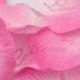 Eye-catching Graduate Color Pink Wedding Rose Petals