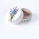 Lavender bouquet tiny ring bearer box. Spring Floral Wedding box. Shabby white chic floral box. Wooden engagement /proposal ring pillow box.