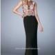 Black La Femme 22935 - Sleeveless Jersey Knit Lace Dress - Customize Your Prom Dress