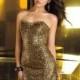 Antique Gold Alyce Paris Homecoming 4342 Alyce Paris Shorts - Top Design Dress Online Shop