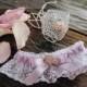 Wedding garter Lilac bridal Garter Satin Ribbons White Garter Rhinestone Bridal Garter Bow Brooch Sparkling Crystal Garter Popular Accessory