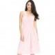 Blushing_pink Azazie Madalynn - Knee Length Strap Detail Chiffon Sweetheart Dress - Charming Bridesmaids Store