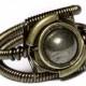 Steampunk Jewelry - Ring - Pyrite