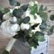Eucalyptus Bouquet, Seeded Eucalyptus, Bohemian Bouquet, Greenery Wedding, Peony Eucalyptus, Peony Bouquet, 2017 Bouquet, Wedding Bouquet
