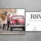 Affordable Photo Wedding Invitations Set Printed - Cheap Save the Date, Photo, Modern, Engagement photo, Invite, RSVP