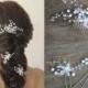 Long hair vine, Bridal hair pins, Floral Hair Comb, Pearl Hairpiece, Wedding headpiece, Bridal Hair Accessory, Bridal Hair Comb, Hair pins