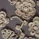 Decorative Floral Crochet Trim Applique Irish Lace Decoration Clothes Handwork Embellishment Home Decor Ivory Supplies - $25.55 USD