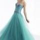 Wholesale 2017 Sweetheart A Line Beaded Prom Dress With Long Tulle Skirt - dressosity.com