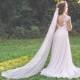silk wedding veil, silk bridal veil, chapel length silk veil, english silk veil, pure silk veil, long silk veil, soft tulle veil - GENEVE